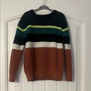 Cat & Jack Multicolor Striped Sweater